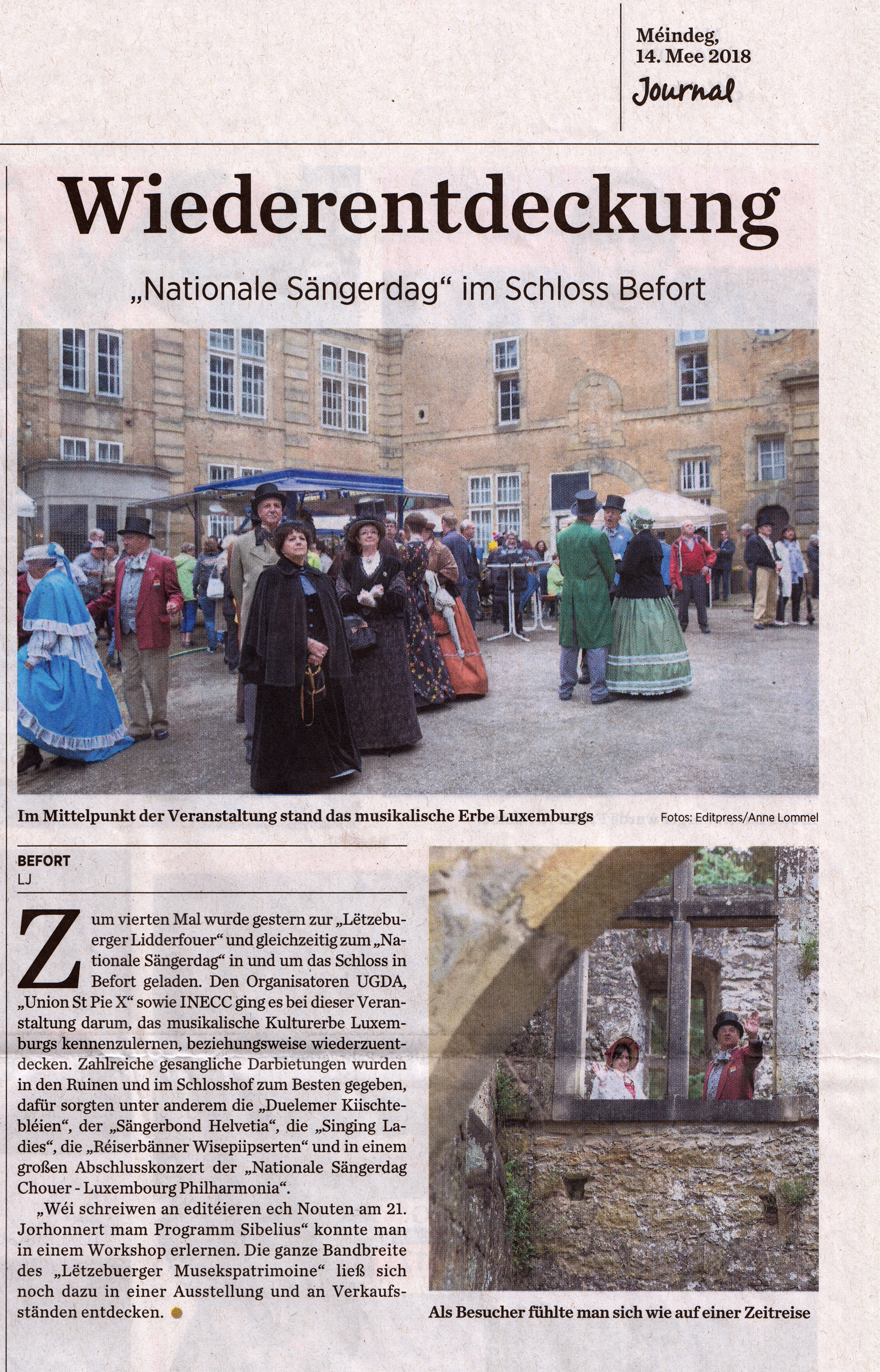 2018.05.14 Sängerdag Befort Journal